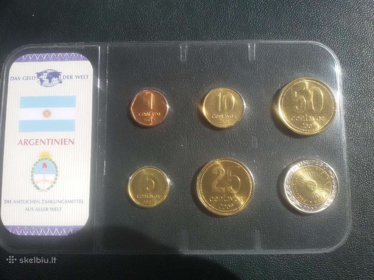 Argentina mix rinkinukas 1998-2009m unc | Skelbiu.lt Argentina mix rinkinukas 1998-2009m unc