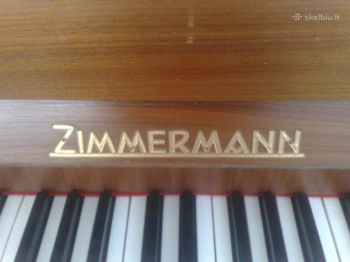 Vokiškas pianinas Zimmermann - nuotraukos Nr. 2