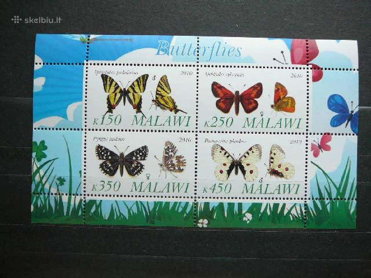 Drugeliai Malavis 2010 svarus g119s