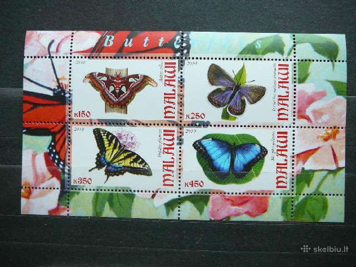 Drugeliai Malavis 2010 svarus g149s