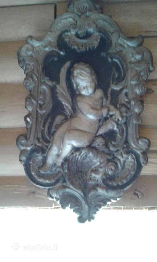 Angelas gipso bareljefas