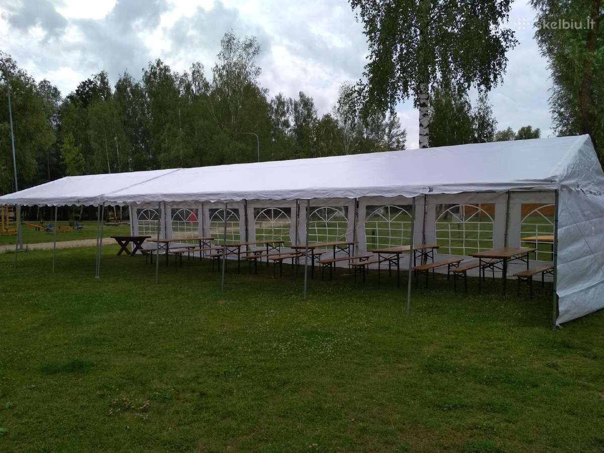 Šventinės palapinės ( paviljono ) 5x10m,5x6 nuoma - nuotraukos Nr. 5