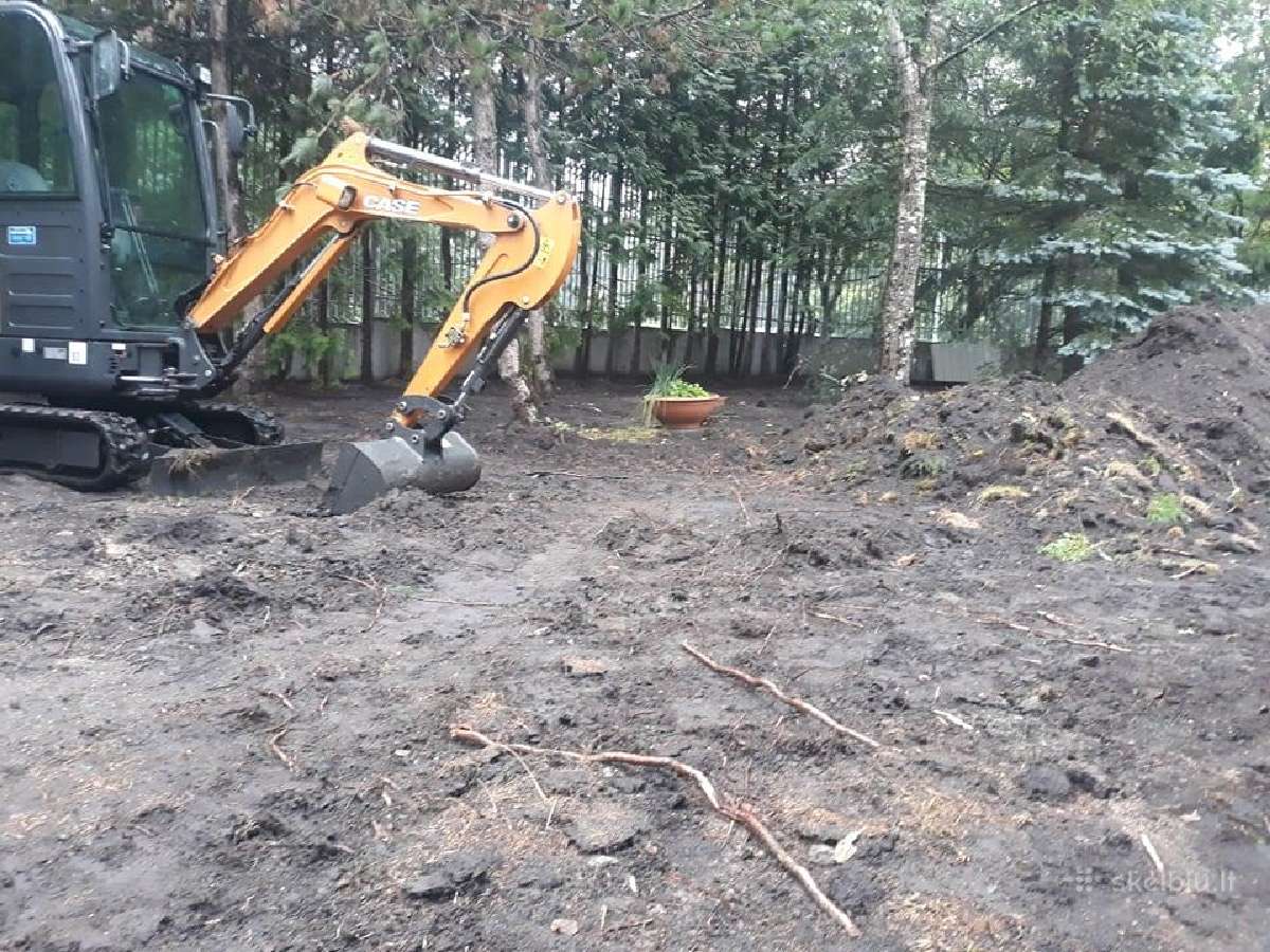 Mini ekskavatoriaus nuoma su operatoriumi. Pigiai - nuotraukos Nr. 4