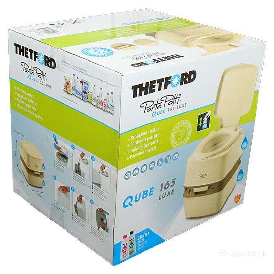 Biotualetas Thetford Porta Potti Qube 165 Luxe - nuotraukos Nr. 3