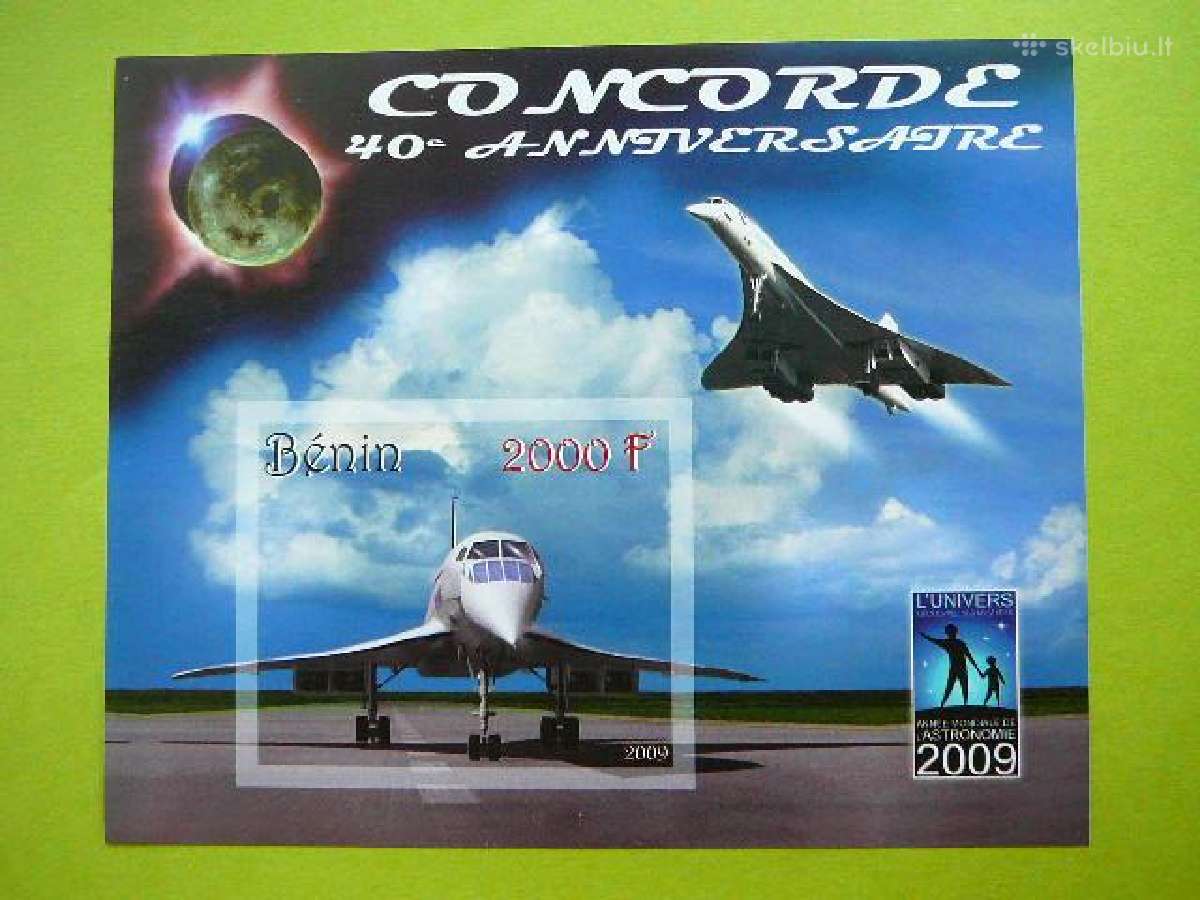 Kosmosas Lektuvai Concorde svarus ben0110b