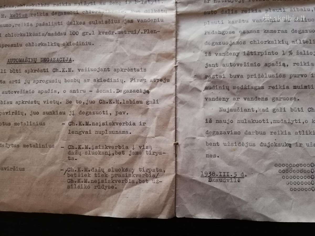 Degazacijos konspektai .1938m - nuotraukos Nr. 4