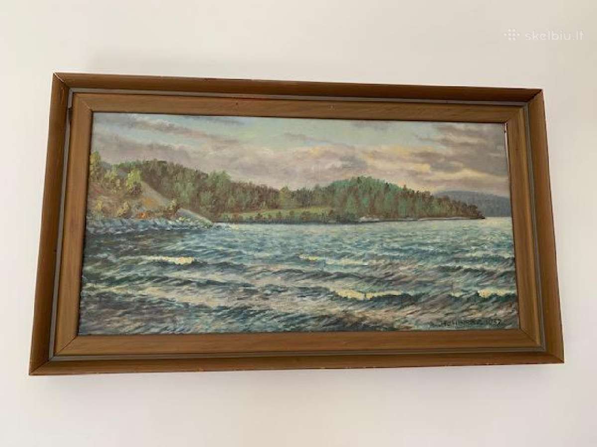 Paveikslas. Aliejus, Drobė, Aut.parašas, 1937m