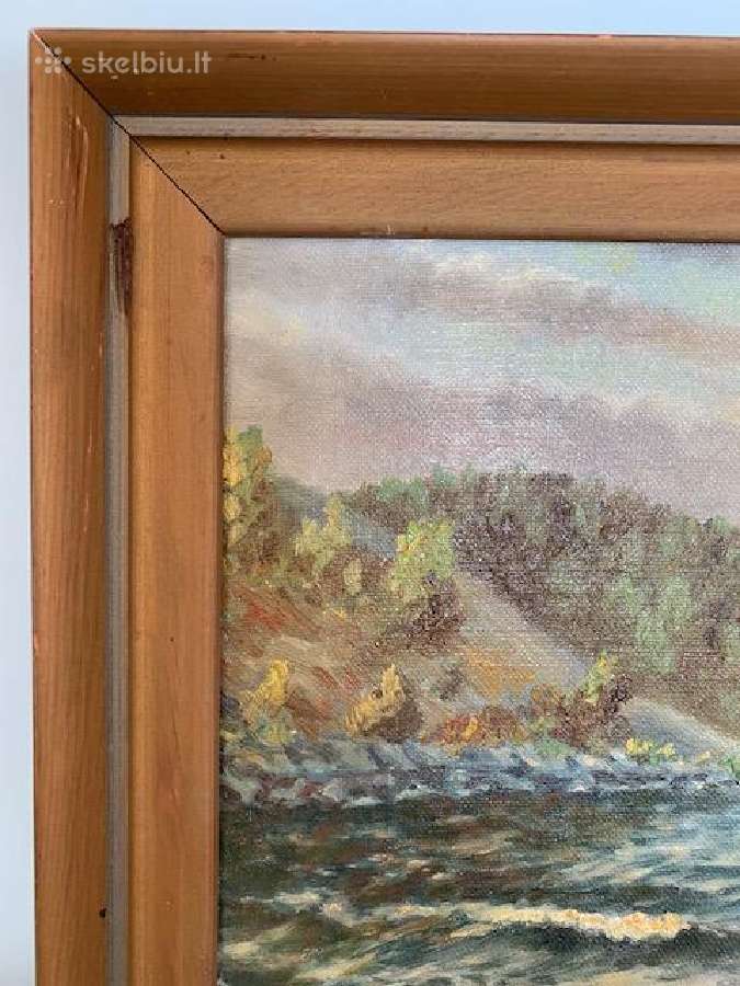 Paveikslas. Aliejus, Drobė, Aut.parašas, 1937m - nuotraukos Nr. 9