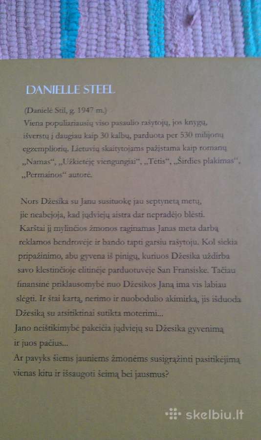 "Dabar ir amžinai"romanas Danielle Steel 2010 - nuotraukos Nr. 4