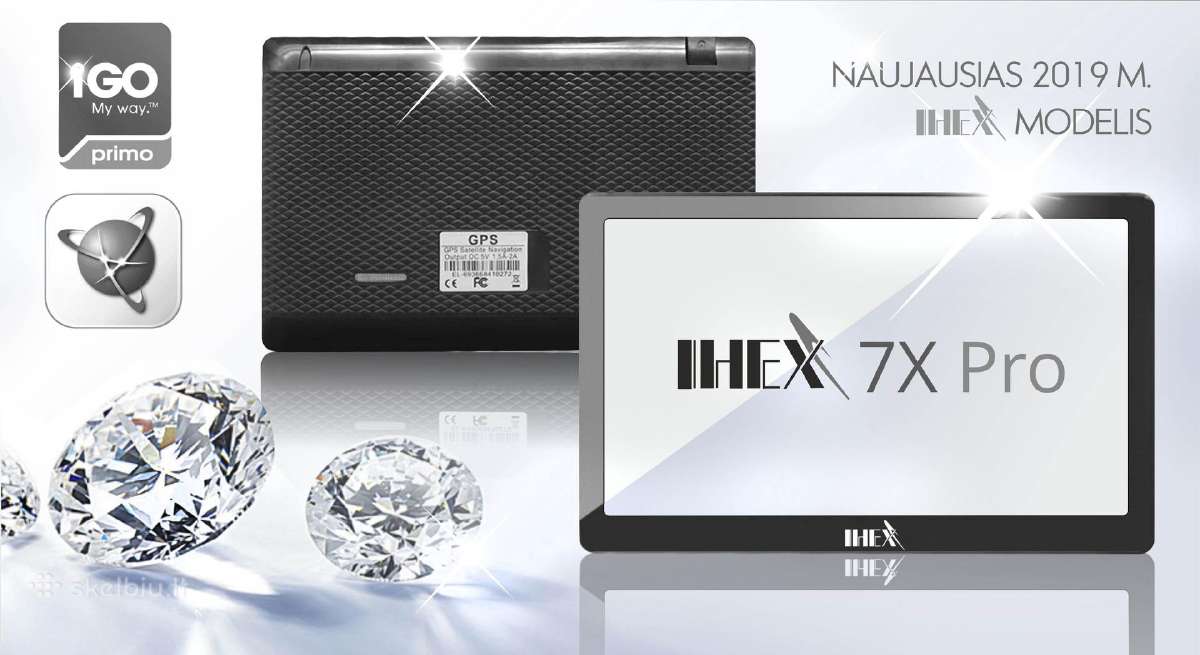 Naujausias GPS navigacija ihex 7x Pro - nuotraukos Nr. 10