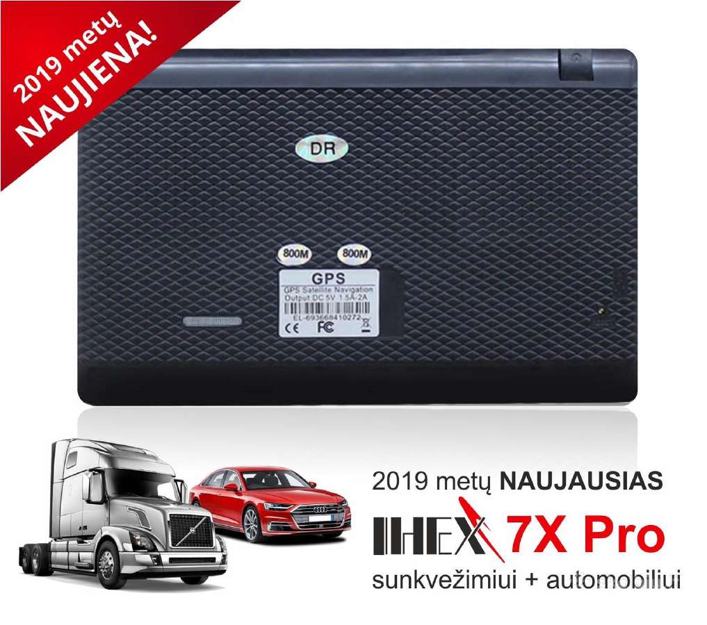 Naujausias GPS navigacija ihex 7x Pro - nuotraukos Nr. 11