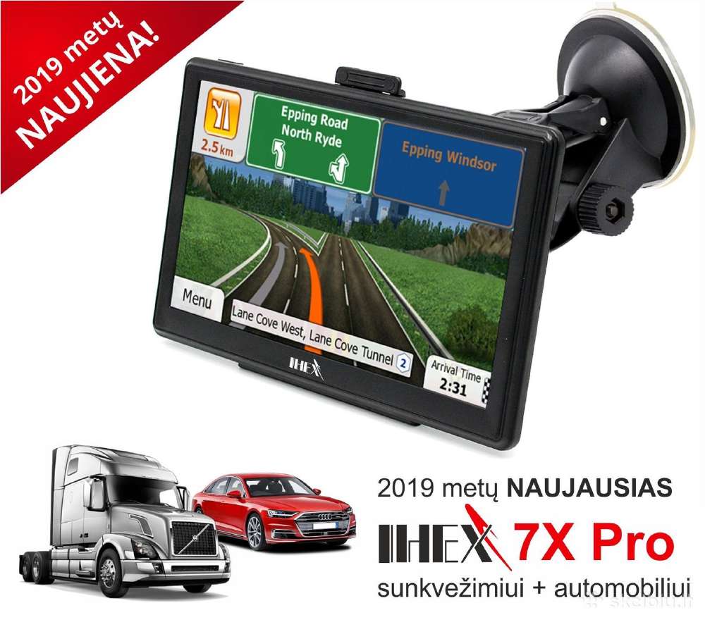 Naujausias GPS navigacija ihex 7x Pro - nuotraukos Nr. 12