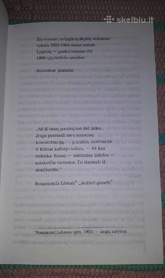 "Miego namai" Jonathan Coe 2001 m.romanas - nuotraukos Nr. 2