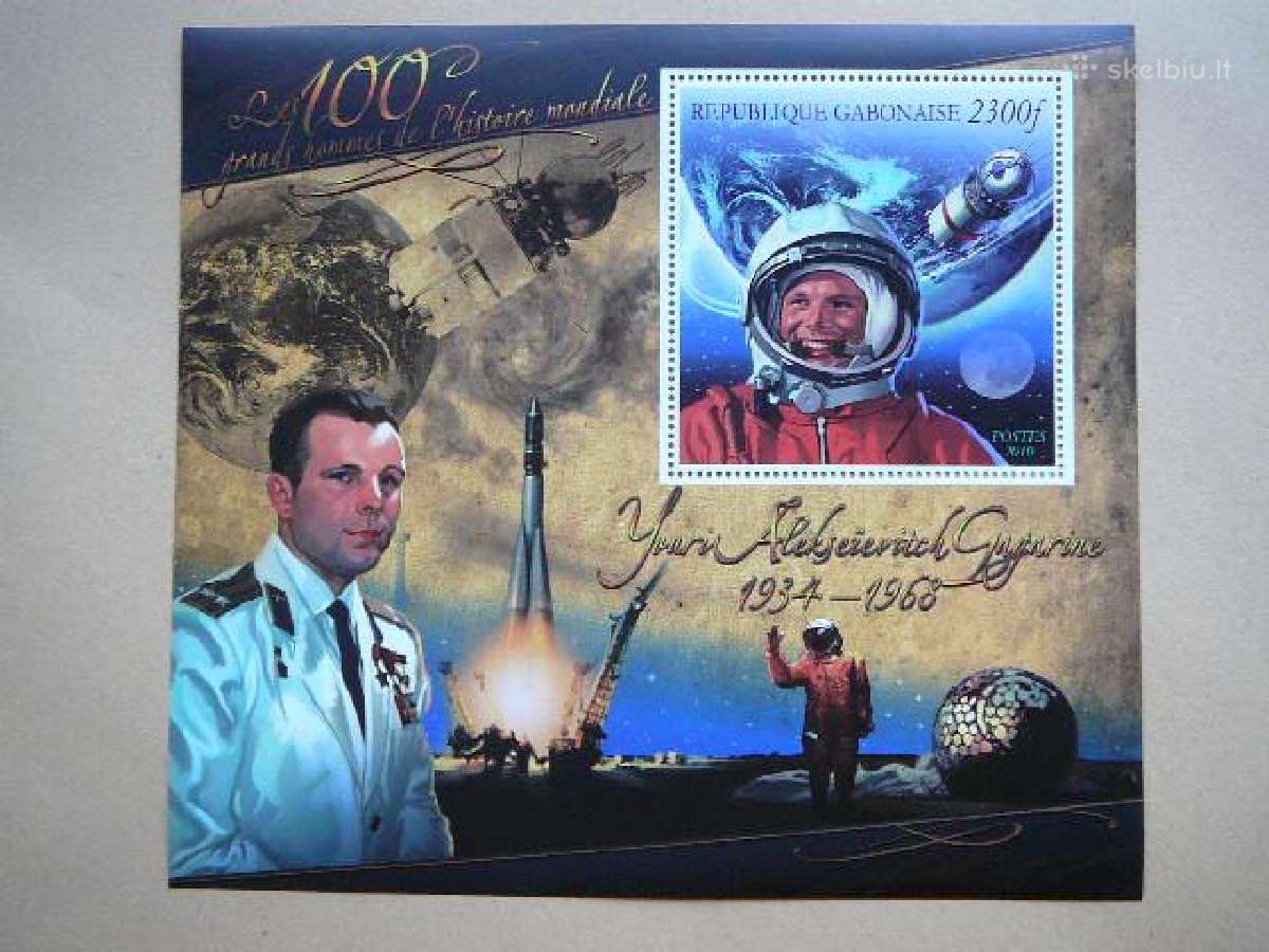 Izymus zmones Kosmosas J. Gagarin gb0510