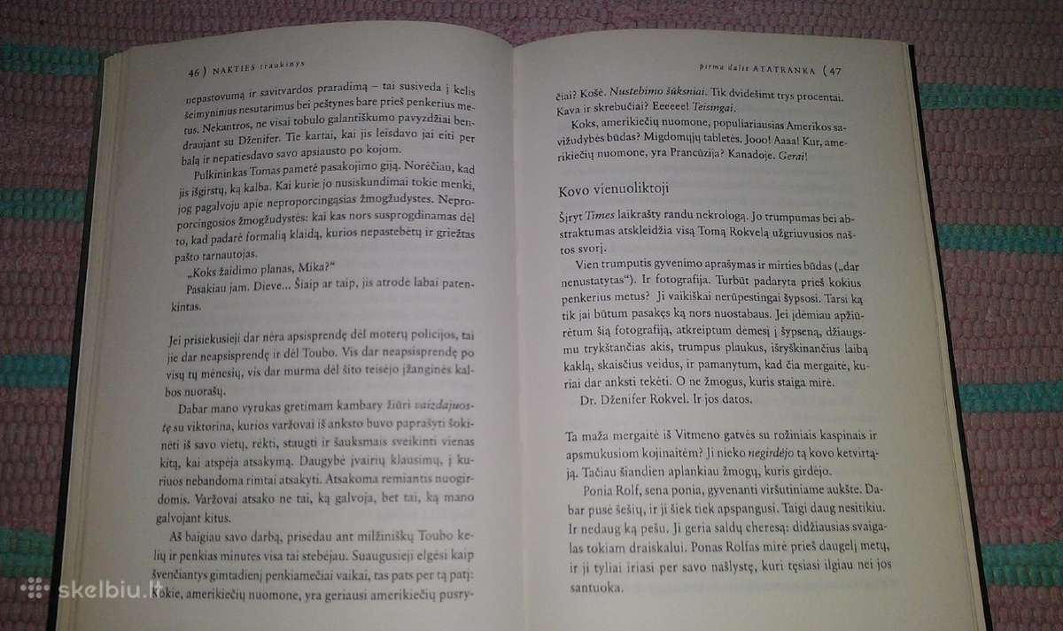 "Nakties traukinys"martin Amis 2000m.romanas - nuotraukos Nr. 3