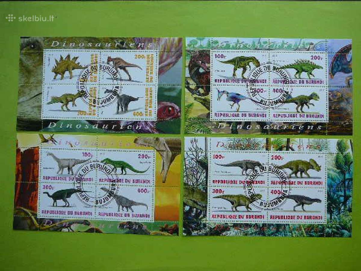 Dinozaurai Burundis 2010 antsp. g208/1