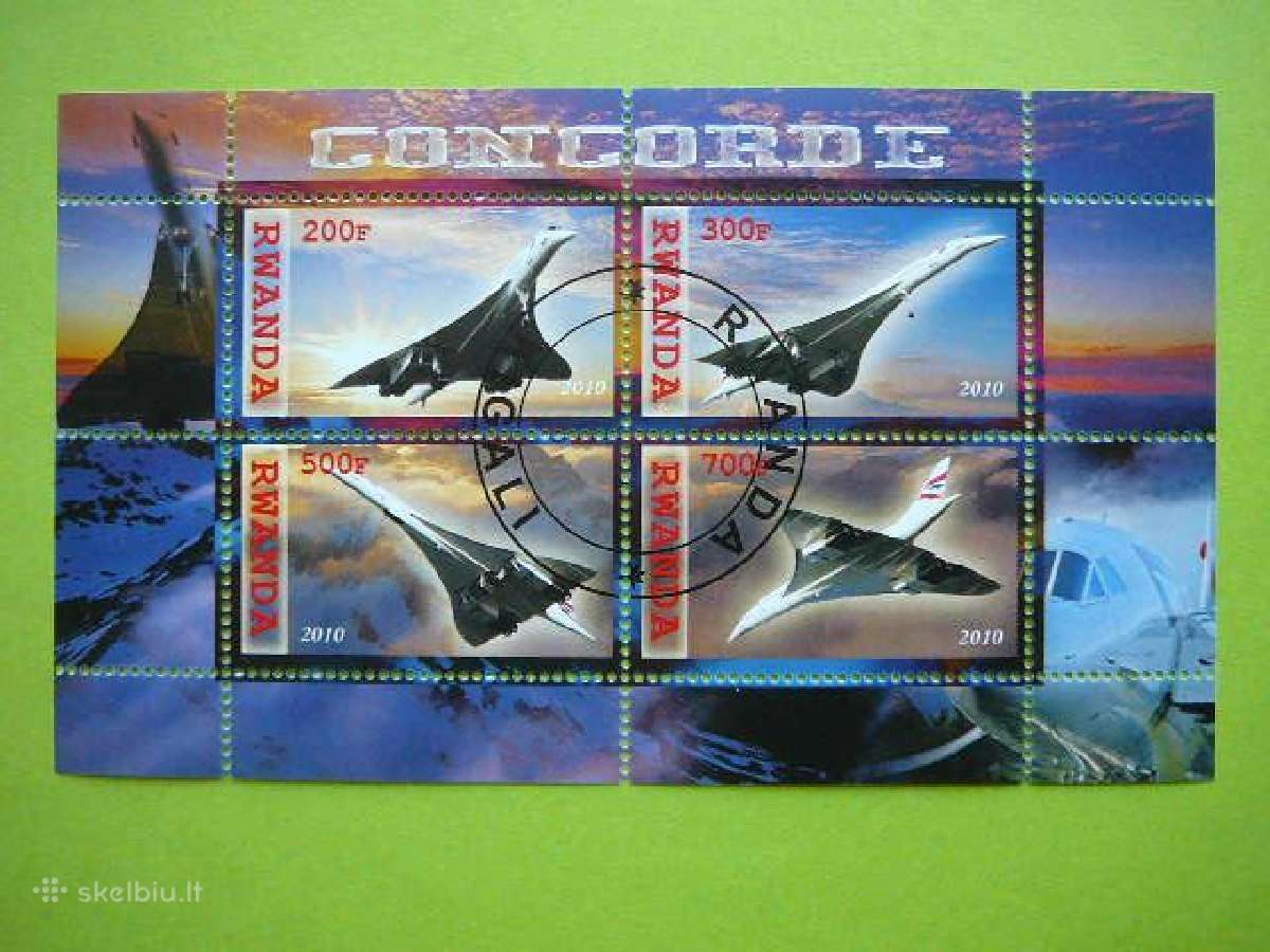 Lektuvai Concorde antsp. s860