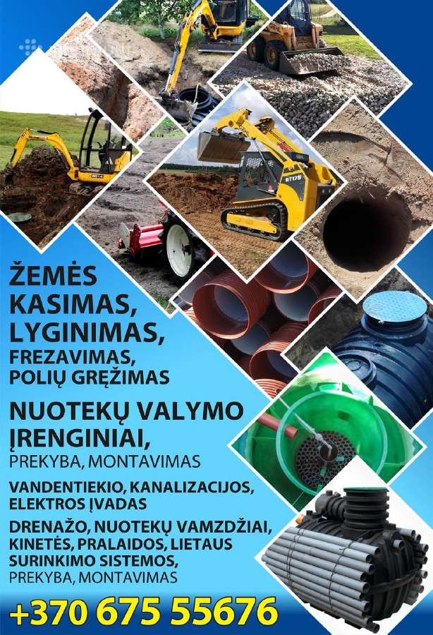Drenažo,nuoteku valymo vamzdžiai,kinetės,pralaidos - nuotraukos Nr. 8