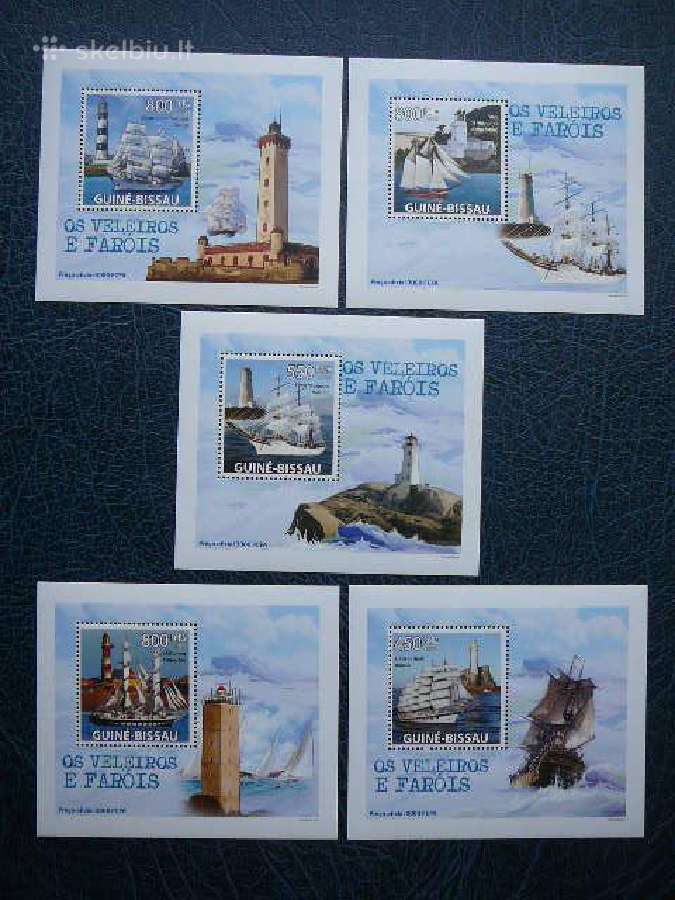 Svyturiai Burlaiviai Gvineja Bisau 2009 Mnh gbs883