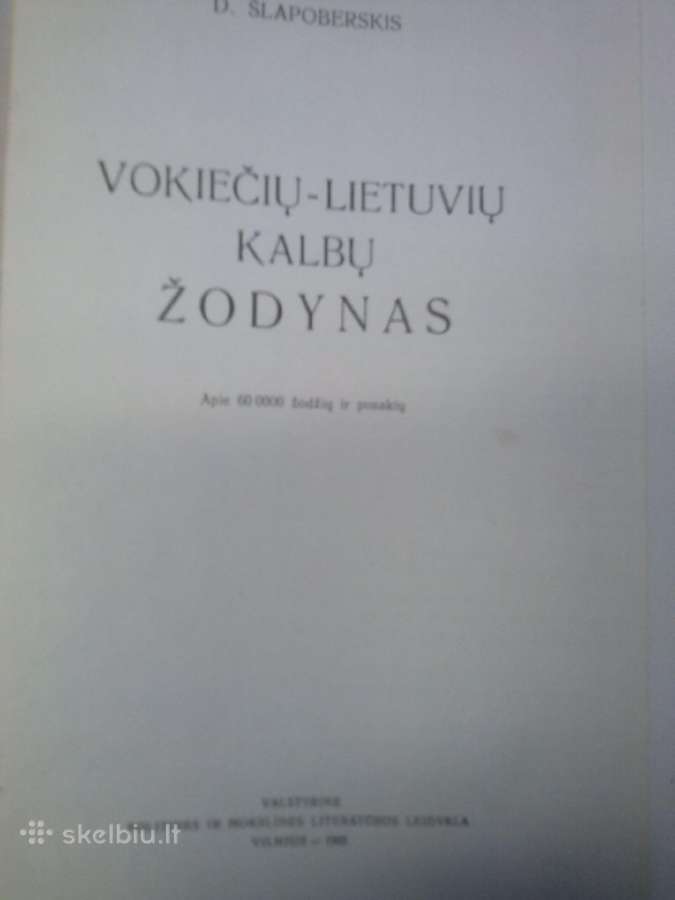 Zodynai. vokieciu-lietuviu, anglu-lietuviu.vokieci - nuotraukos Nr. 2