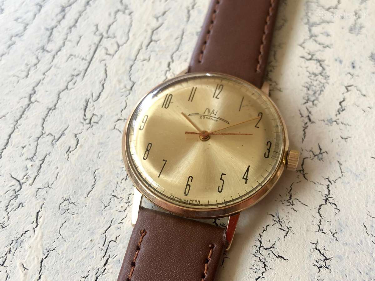 Rankinis laikrodis Poljot slim, Luch slim, Raketa - nuotraukos Nr. 3