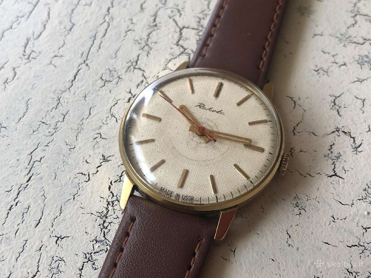 Rankinis laikrodis Poljot slim, Luch slim, Raketa - nuotraukos Nr. 6