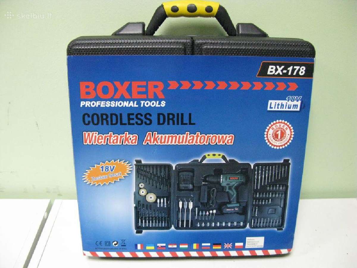 Pigiausiai 18v Akumuliatorinis Suktukas Boxer! - nuotraukos Nr. 9