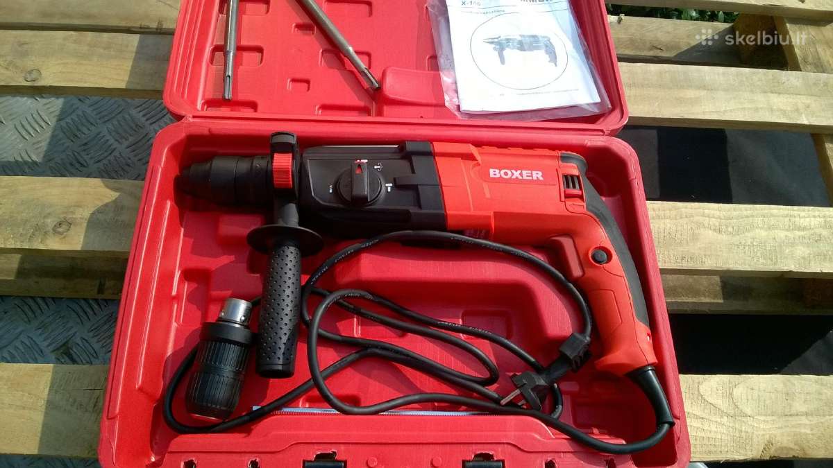 Pigiausiai Perforatorius 3150w su kaltais,grąžtais - nuotraukos Nr. 11