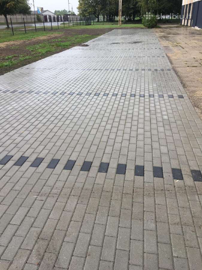 Trinkelių klojimas nuo pagrindų iki pilno kiemo - nuotraukos Nr. 32