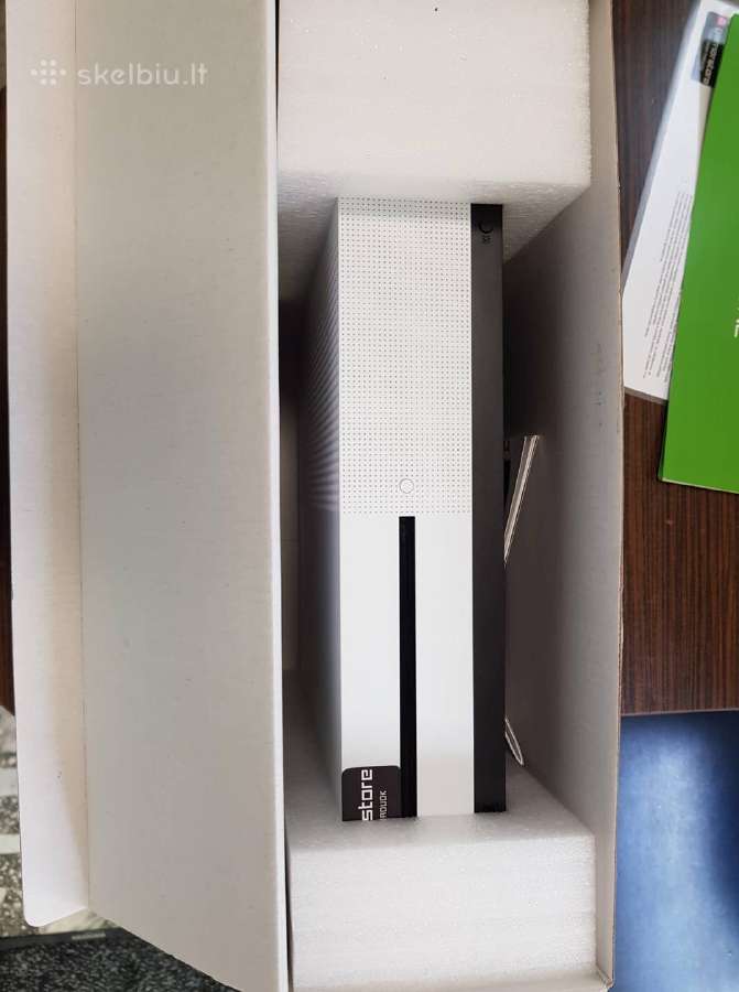 Xbox One Slim 1tb + Gta V Garantija - nuotraukos Nr. 8
