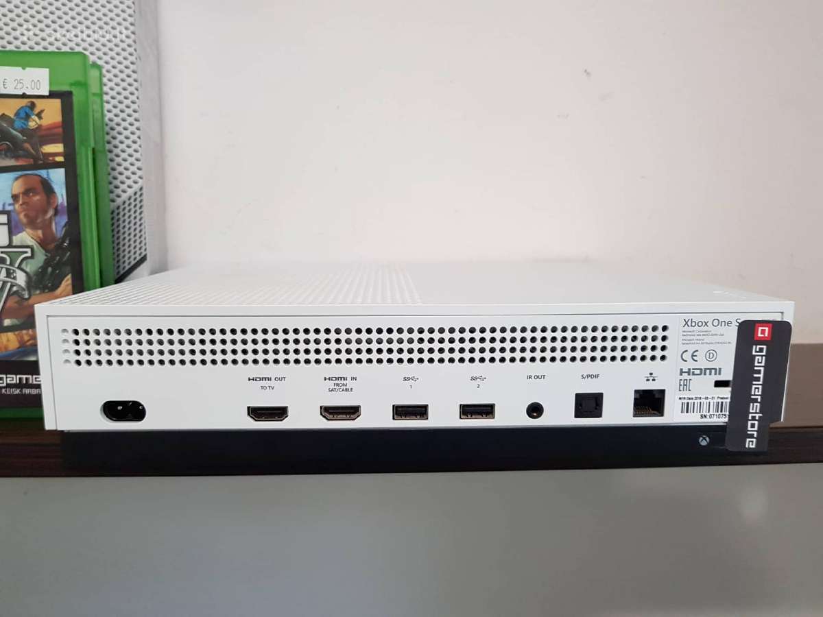 Xbox One Slim 1tb + Gta V Garantija - nuotraukos Nr. 6