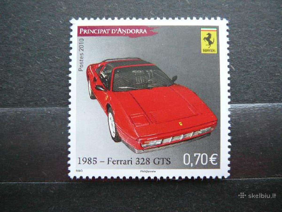 Automobiliai Ferrari Andora 2010 Mnh ndr613