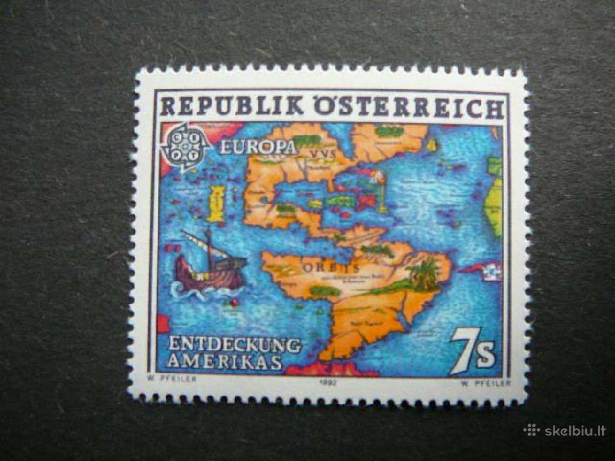 Kolumbas Burlaiviai Europa Austrija 1992 at206