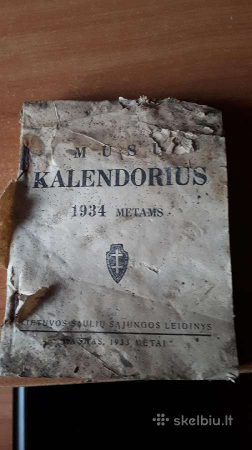 1934 metu kalendorius