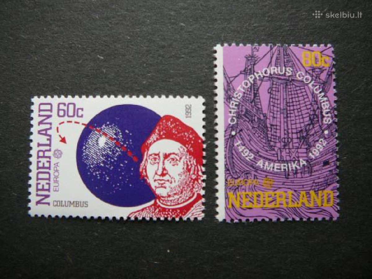 Kolumbas Burlaiviai Europa Nyderlandai 1992 nd211