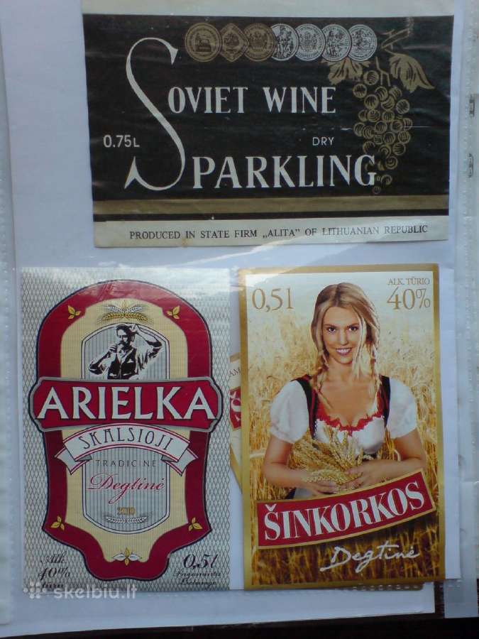 Senos alkoholio etiketės ,Alyta" -1 - nuotraukos Nr. 12