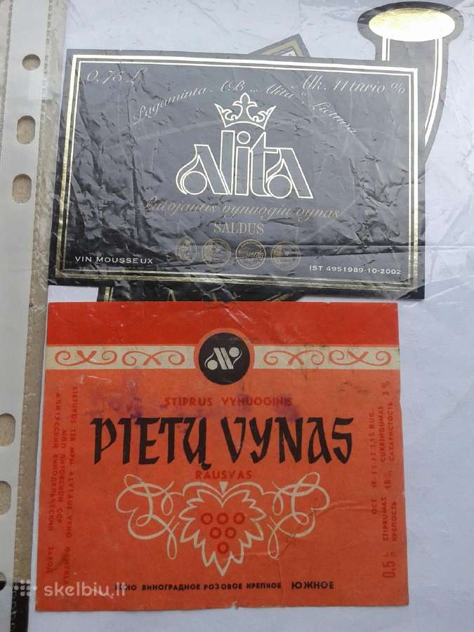 Senos alkoholio etiketės ,Alyta" -1 - nuotraukos Nr. 17