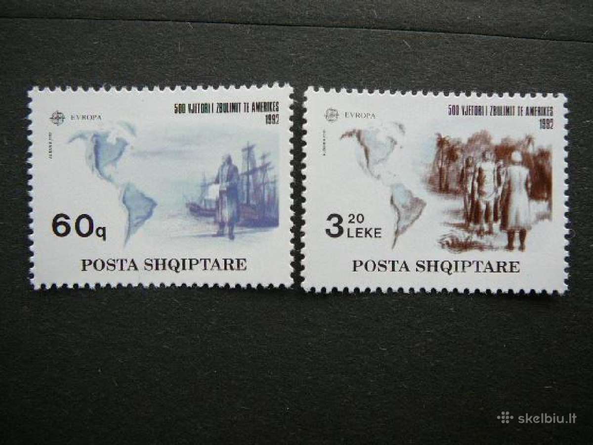 Kolumbas Burlaiviai Europa Albanija 1992 bn2510