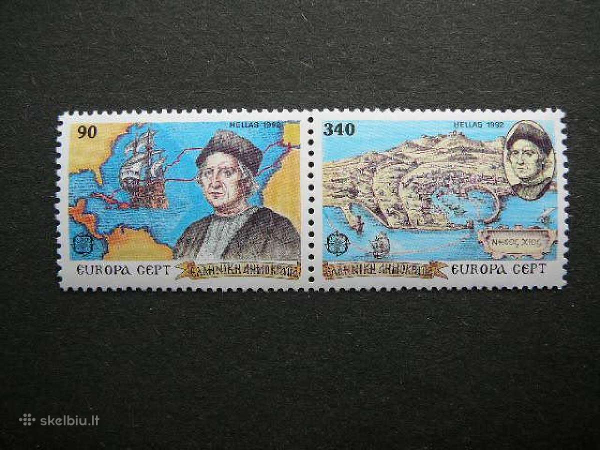 Kolumbas Burlaiviai Europa Graikija 1992 gr124