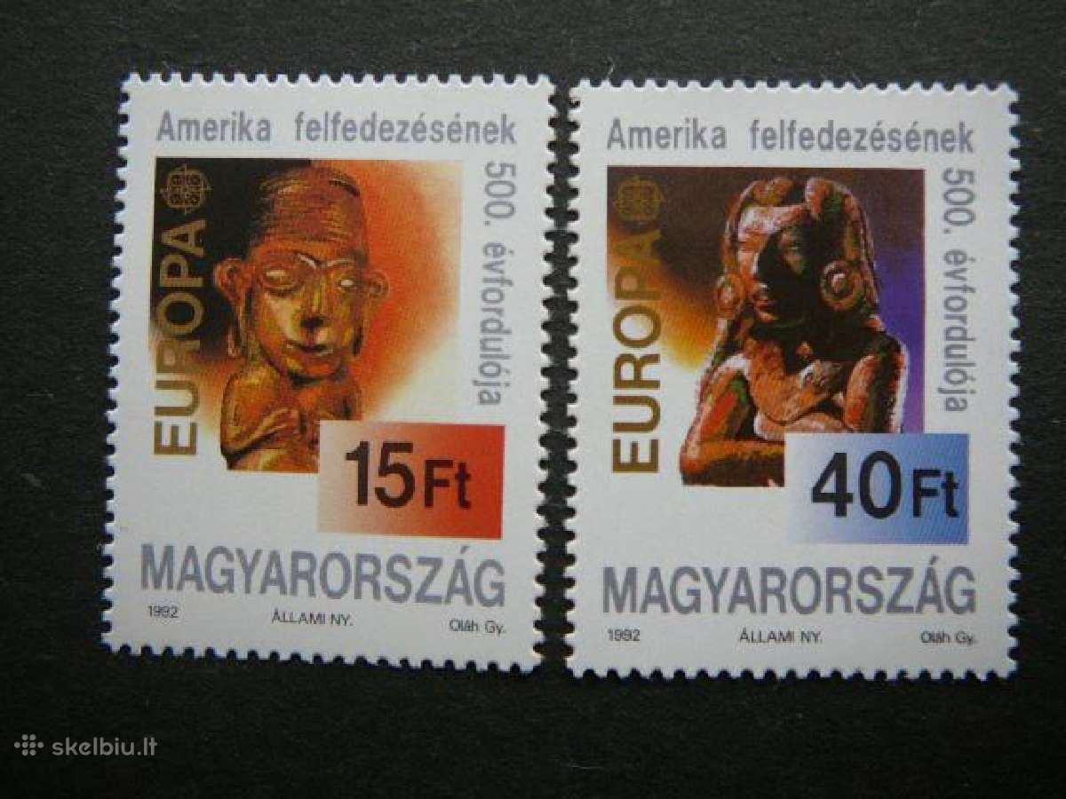 K. Kolumbas Burlaiviai Europa Vengrija 1992 vng443