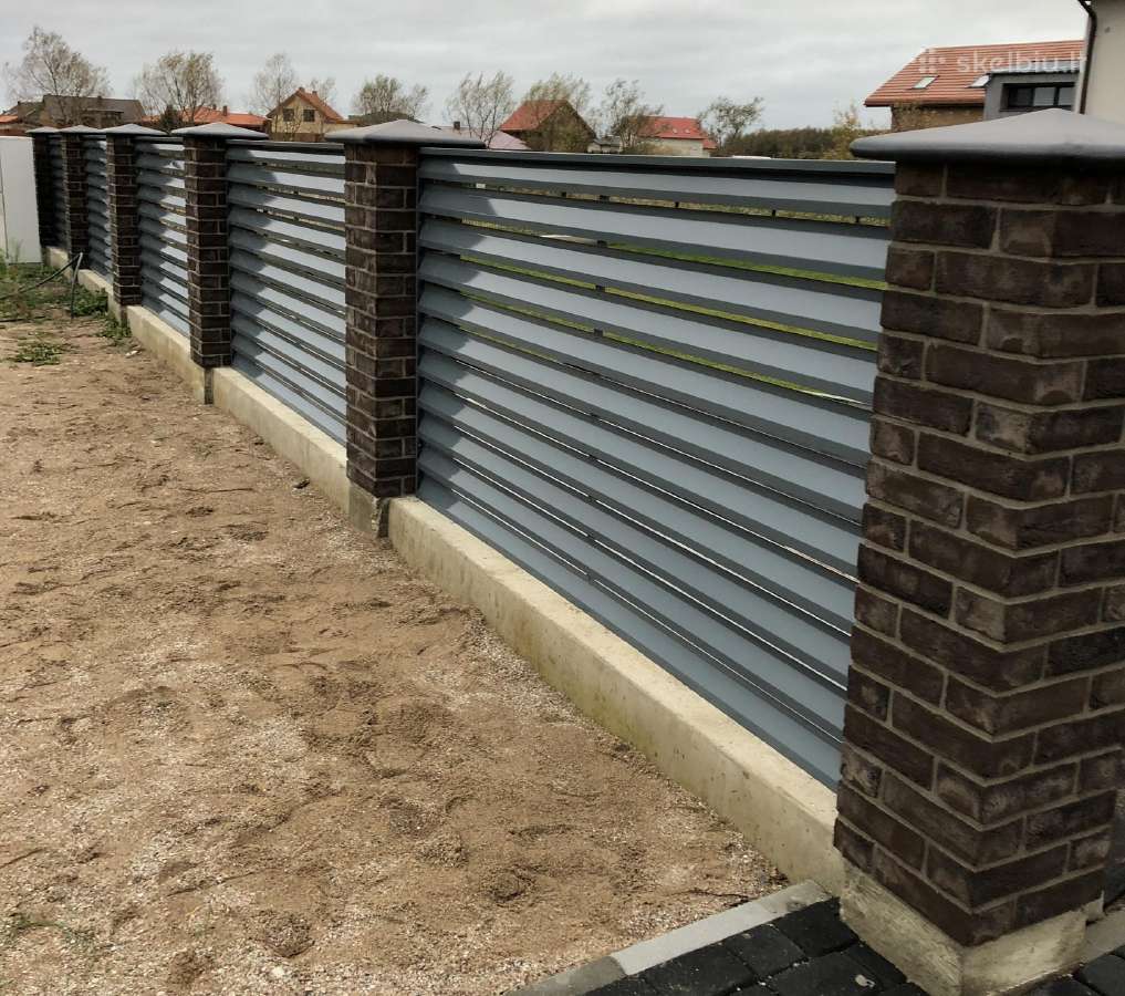Segmentinės, Metalinės Tvoros, Vartai Užtvarai - nuotraukos Nr. 15