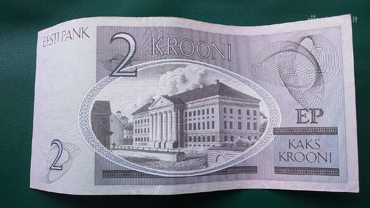 Estijos kronos banknotai - nuotraukos Nr. 2