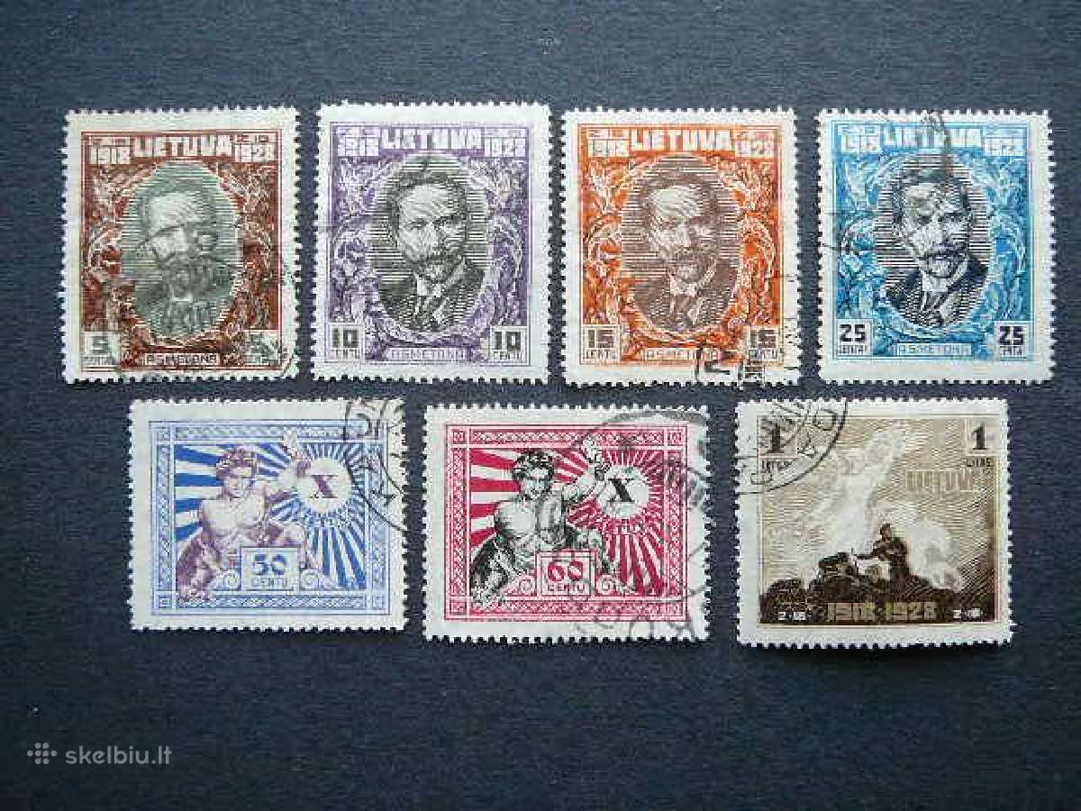 Lietuva 1928 Nepriklausoma - 10m. antsp. lit281/7a