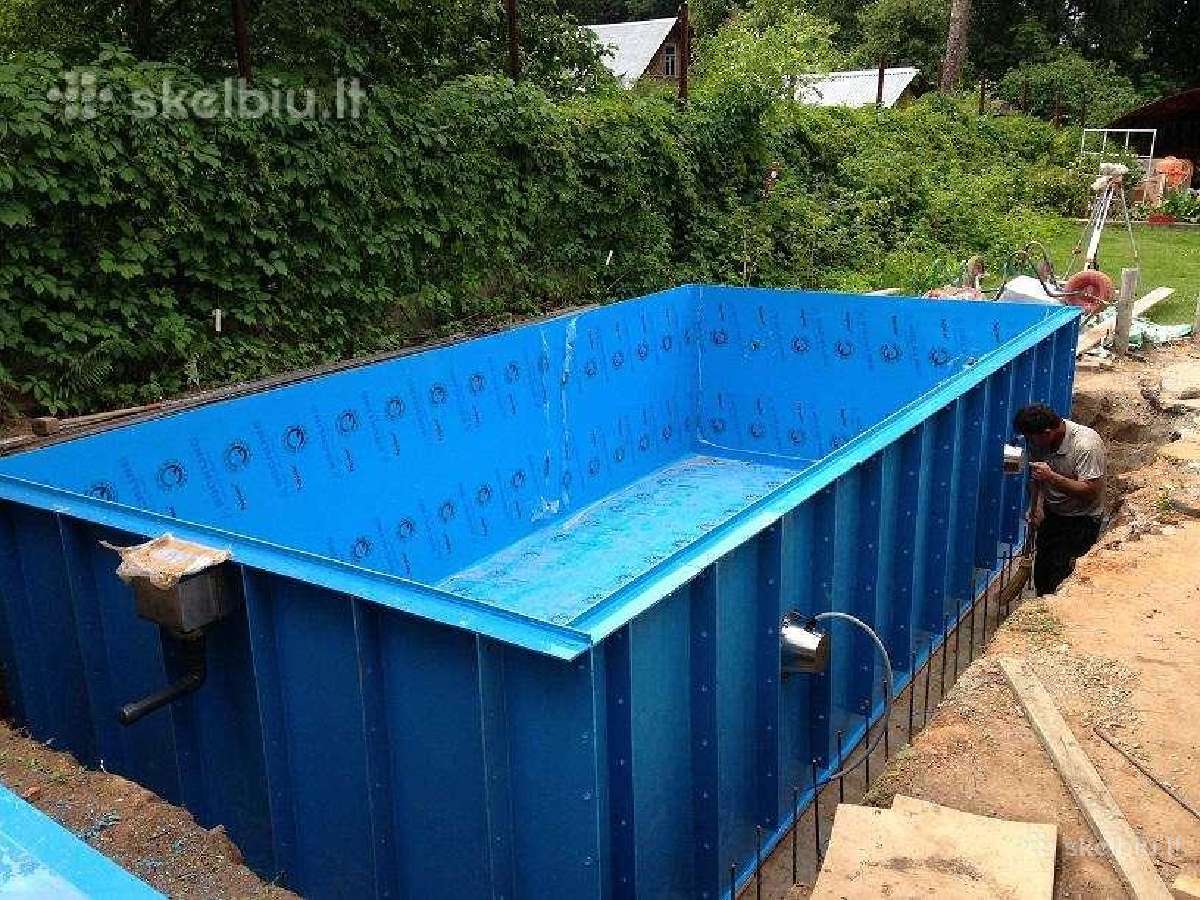 Baseinai, talpos, plastiko, polipropileno gaminiai