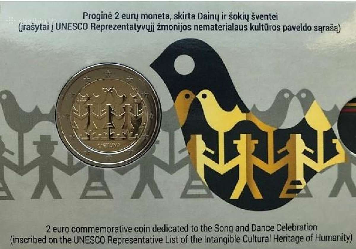 Lietuviškos proginės euro monetos - nuotraukos Nr. 14