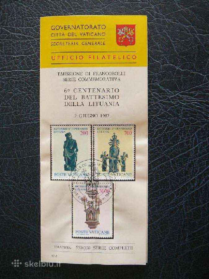 Vatikanas Sv.statuleles (Lietuva) 1987 Pda22
