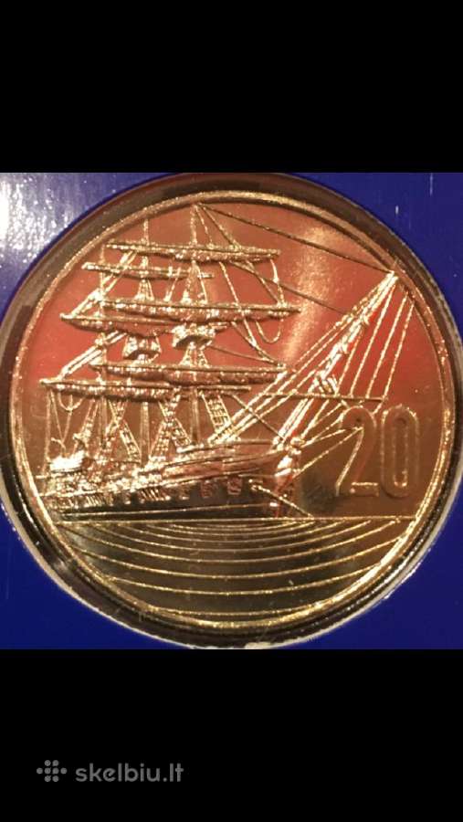 Monetos New Zealand 1990m. 5 vnt. cu-ni