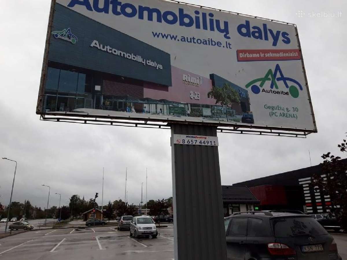 Reklaminiai stendai 3x6m su betoniu padu - nuotraukos Nr. 2