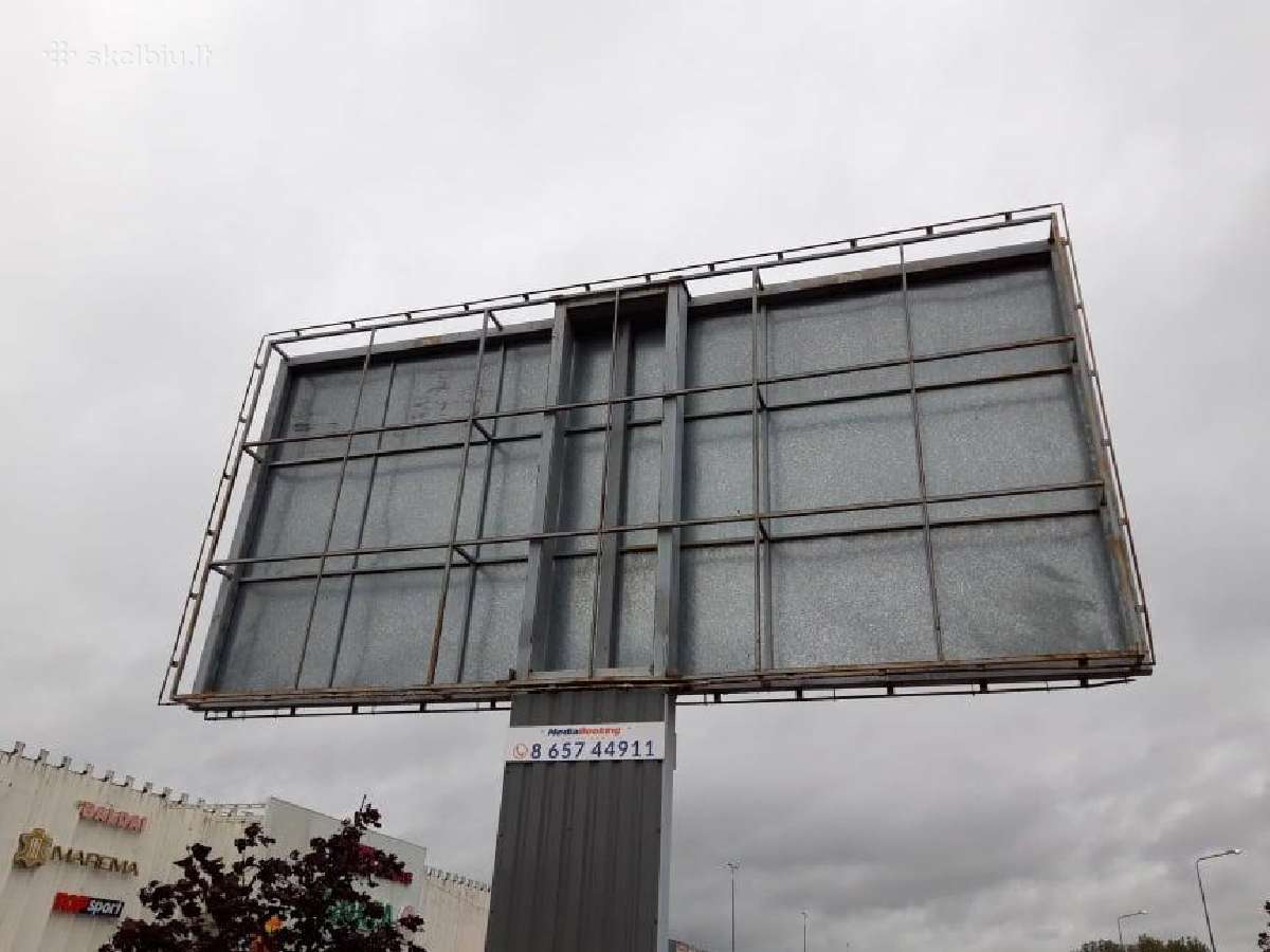 Reklaminiai stendai 3x6m su betoniu padu - nuotraukos Nr. 3