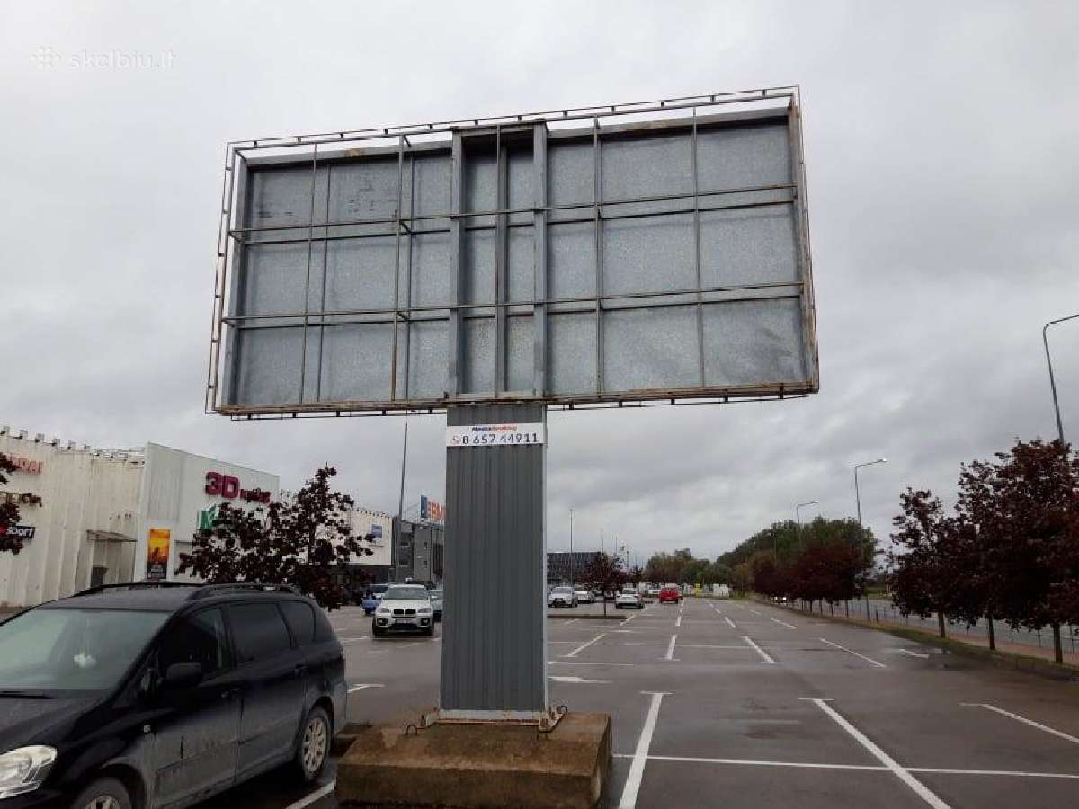 Reklaminiai stendai 3x6m su betoniu padu - nuotraukos Nr. 5